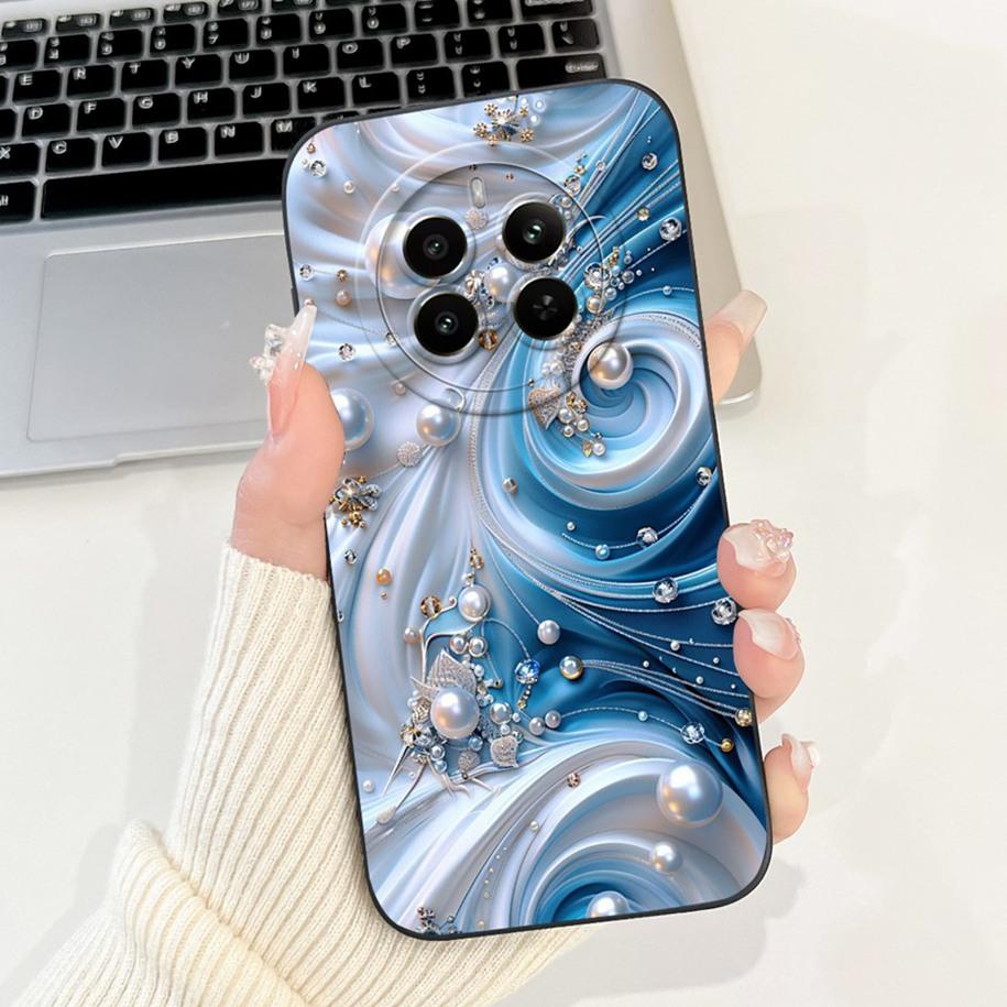 For Realme 12 Pro Plus Case RMX3840 RMX3841 Cover Luxury Marble Soft Silicone Shockproof Funda For Realme 12 12+ 12Pro 12X Coque