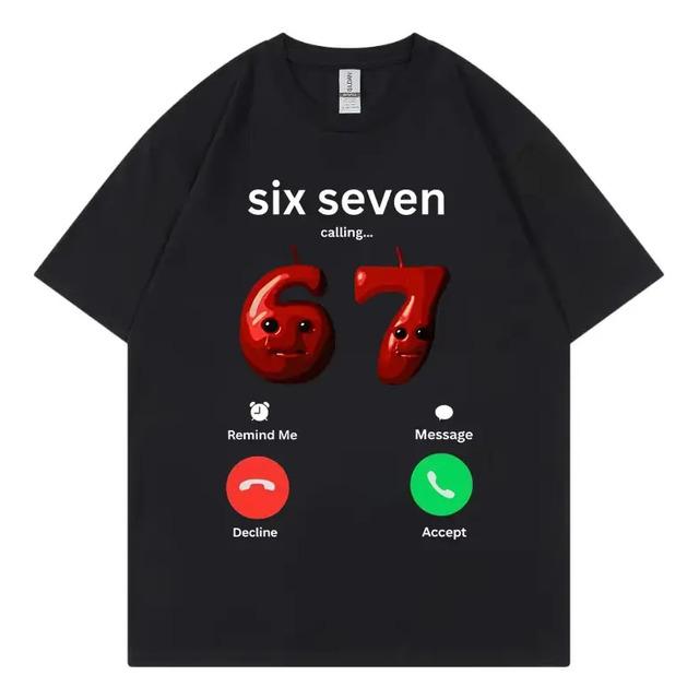Camiseta Estampada Six Seven Calling S