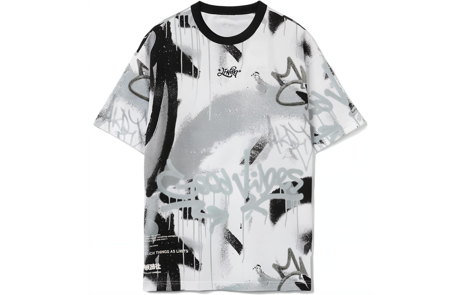 Li Ning Skateboard T Shirt Men s AHSR089-1 M