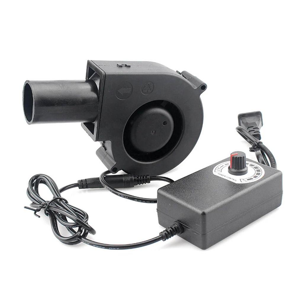 1Pcs Durable Small Blast Engine BBQ Blower with Variable Speed Controller 3700RPM Barbecue Fan 220V/110V 7530 Type Cooking Fans