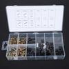 170Pcs Carbon Steel U Clip and Screw Set Assortment Kit Accessories with Storage Box