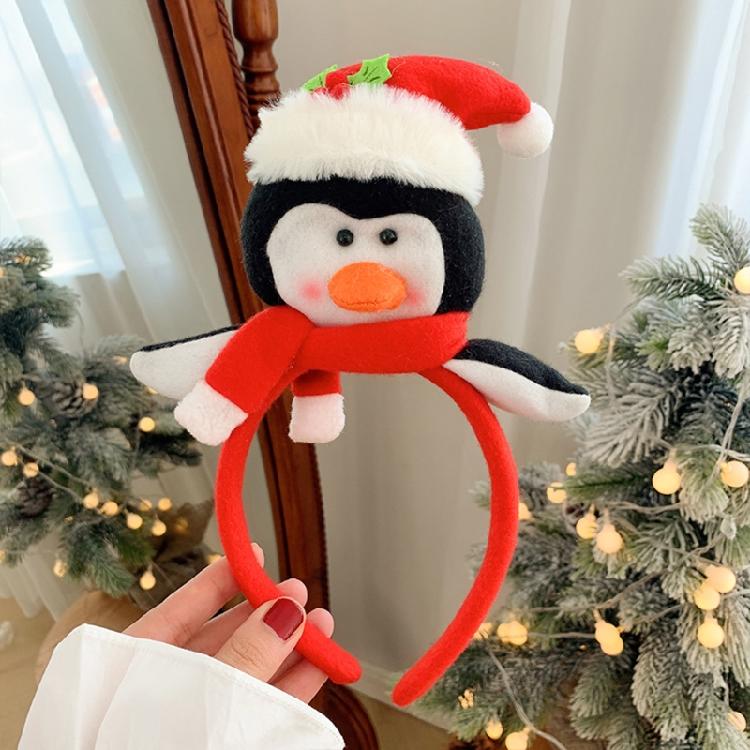 Xmas Snowman Hair Hoop Gingerbread Man Headband Lovely Christmas Hair Ornaments
