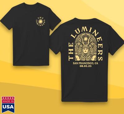 The Lumineers Live In San Francisco, CA August 5 2025 Tour T-Shirt Unisex T-Shirt