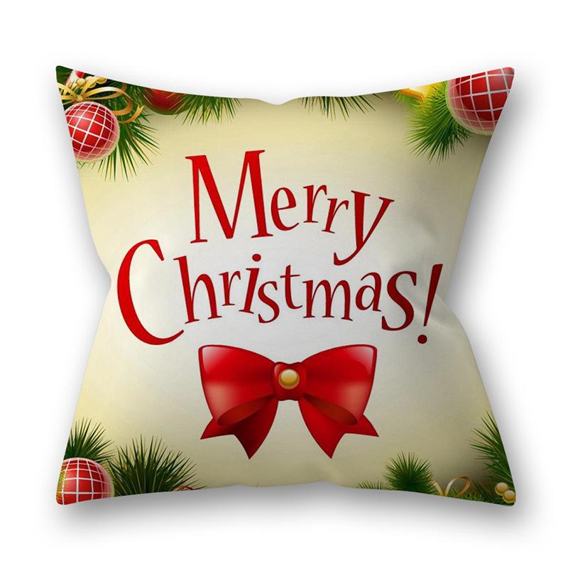 Husa de perna perna de Craciun copac cu fulg de nea imprimat canapea perna decorare perna acasa