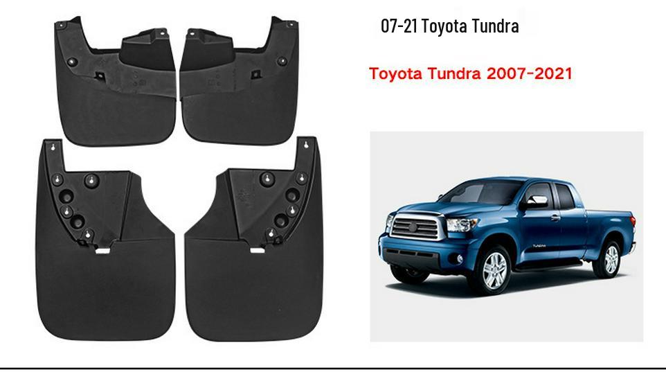 Leather Mud Flaps for Toyota Tundra, Venza, Sienna, Alphard, Frees, and AVANZA Cars.
