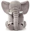 Soothing Elephant Plush Pillow Sleeping Doll Stuffed Animal Gray Elephant Soft Plush Toys