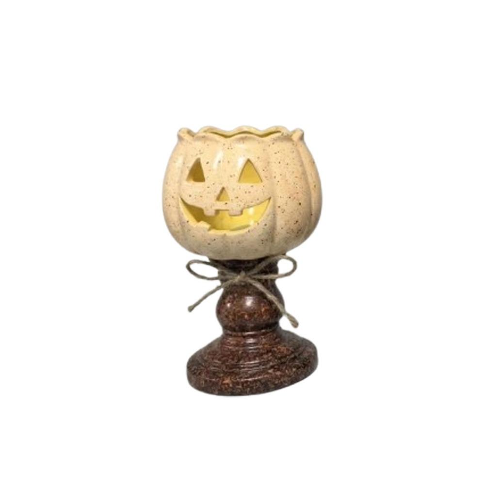Halloween-Kürbislampe im Vintage-Stil Antike Ausführung Teelichthalter Lampe Herbst-Heimdekoration