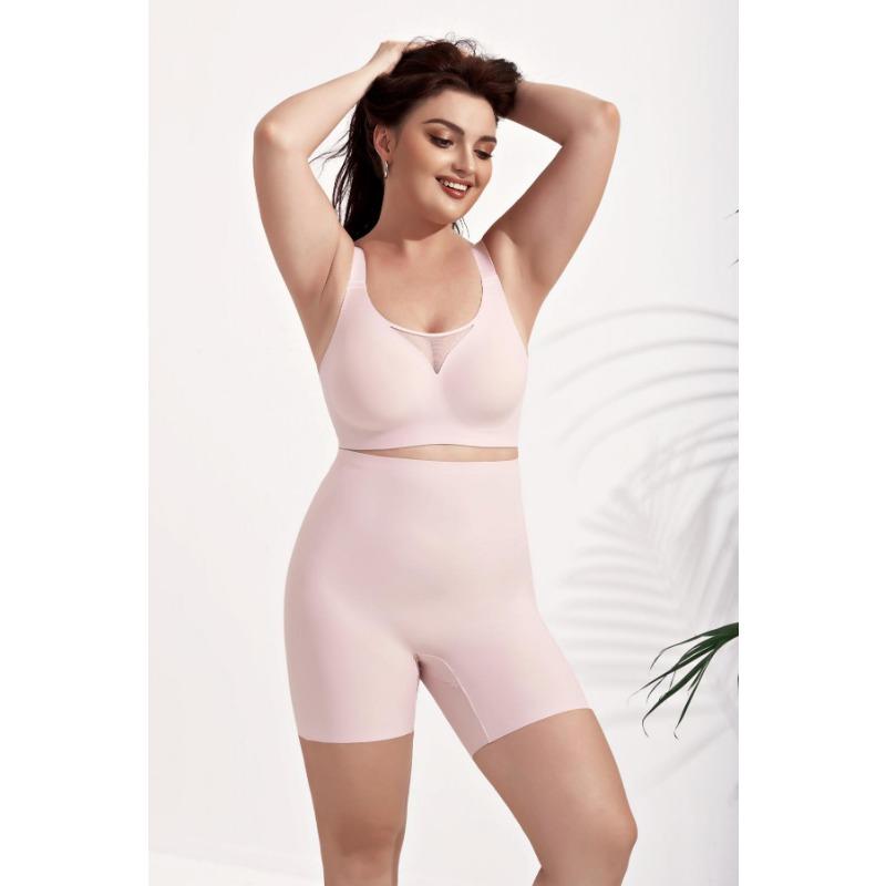 Plus Size Women Soft Support Seamless Push Up Comfortable Bra For Large Bust