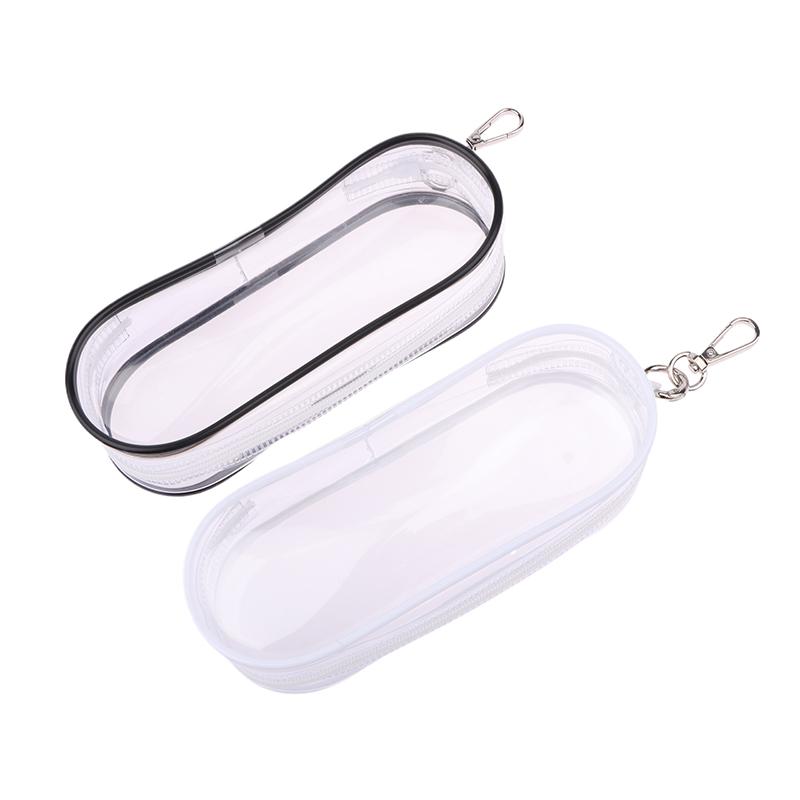 Creative Clear Outdoor Bag For Cartoon Plush Dolls Toys Transparent Mini Doll Pouch For Keychain Doll Anime Figure Storage Case