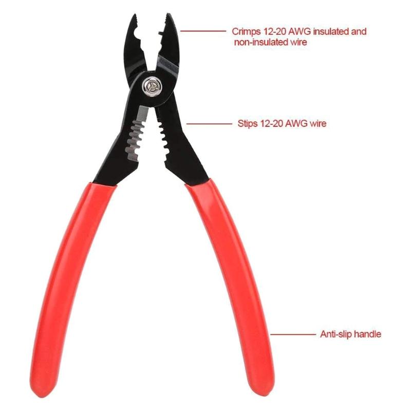 Wire Stripper Tool Multitool Pliers 4 in 1 Stripping Cutter Crimping Cable Wire Cutter Electrician Repair Tool
