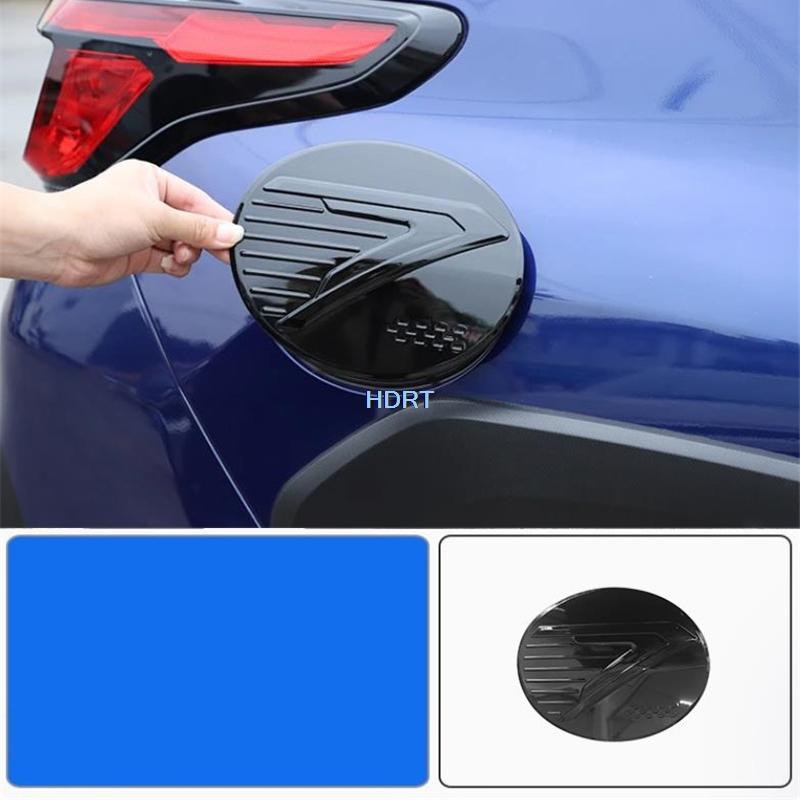 Car Style Oil Cap Trim Patch Fuel Tank Door Cover Protector Decoration Accessories Exterior Sticker For Subaru Crosstrek 2024 +