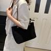 Fashiable Casual Plaid Chain Solid Color Tote Bag, Large Capacity Simple and Versatile Shoulder Bag, Women's Armpit Bags