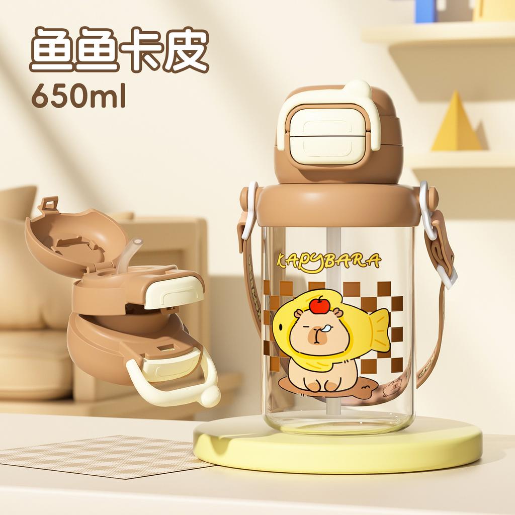 Water bottle summer high value plastic cup portable tea separation water cup new women's large capacity outdoor sports simple cup