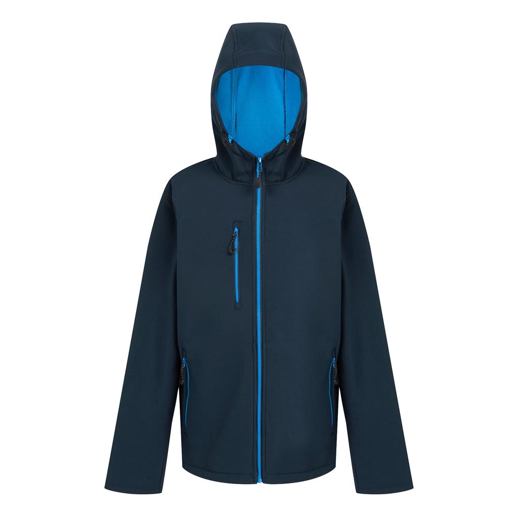 Regatta Mens Navigate Double Layered Hooded Soft Shell Jacket