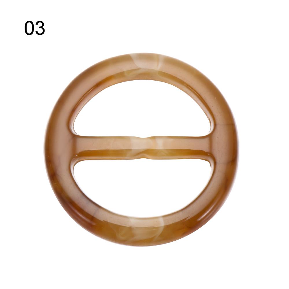 Silk Scarf Buckle Clothing Corner Hem Pearl Knotted Ring T-shirt Female Clothes Tighten Decorative Crafts Garment Accessories