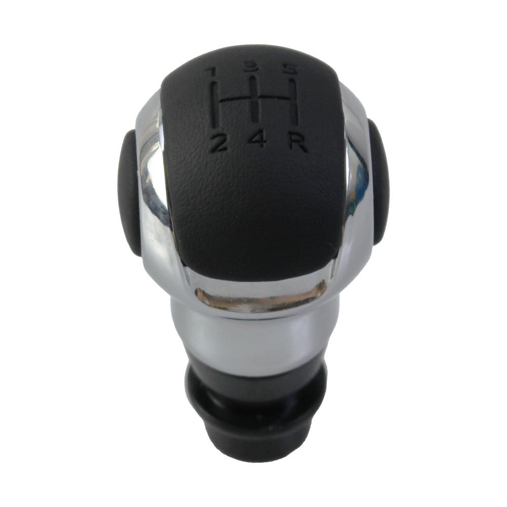 High-Quality Wrapped Leather Gear Knob for Peugeot Facelift Models: 106, 206, 207, 307, 407