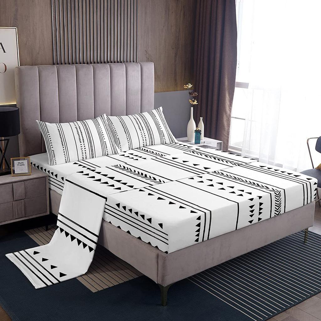 Gamepad pattern mattress four-piece digital printing bedroom room dormitory bedding decoration