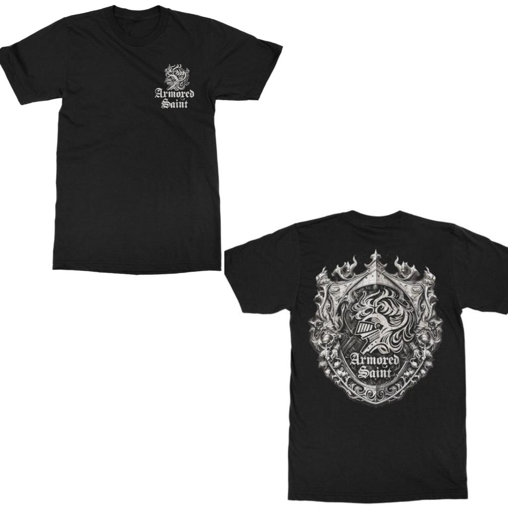 Y2k ARMORED SAINT Band Graphic Cotton T-shirt Unisex Summer Short Sleeve Fashion Brand Tee Luxury Casual Vintage Retro Top