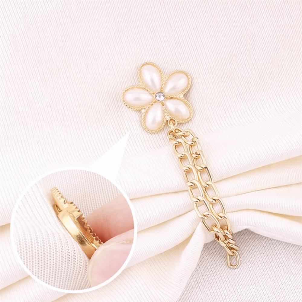 Seam Free Clothing Magnetic Clasp Shiny Cuff Fixing Magnet Pin  Shirt Sleeve
