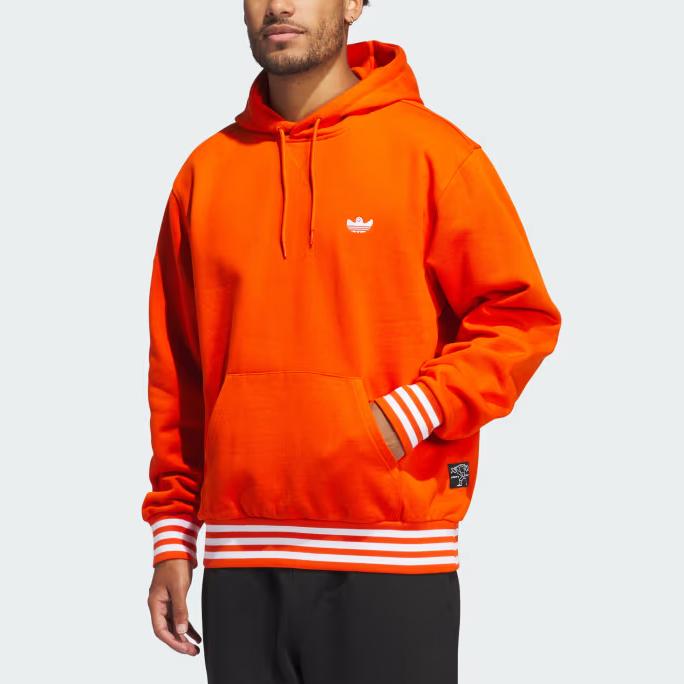 Adidas Originals Shmoofoil Heavyweight Hoodie Men Hoodies College-Orange IX9012