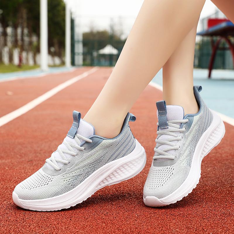 Shoes For Woman Platform Sports Shock-Absorbing Strap Outdoor Training Wear-Resistant Thick Soled Couple'S Fashion Running Shoes