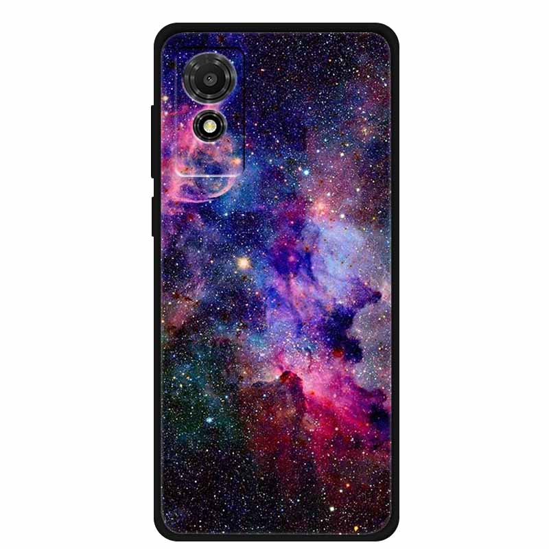Etui na TCL 501 2024 Miękkie Etui Silikonowy Tylny Pokrowiec na TCL T433D Ochronna Obudowa Etui na TCL 501 Etui Kreskówkowe Zwierzątko TCL501