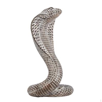 Home Decor Snake Statue, Unique Resin Figure for Living Space Decoration