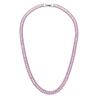 E.B.belle Luxury Christmas Jewelry Gift For Ladies Square Tennis Chain Choker Necklace Green Pink White Black Crystal Necklace