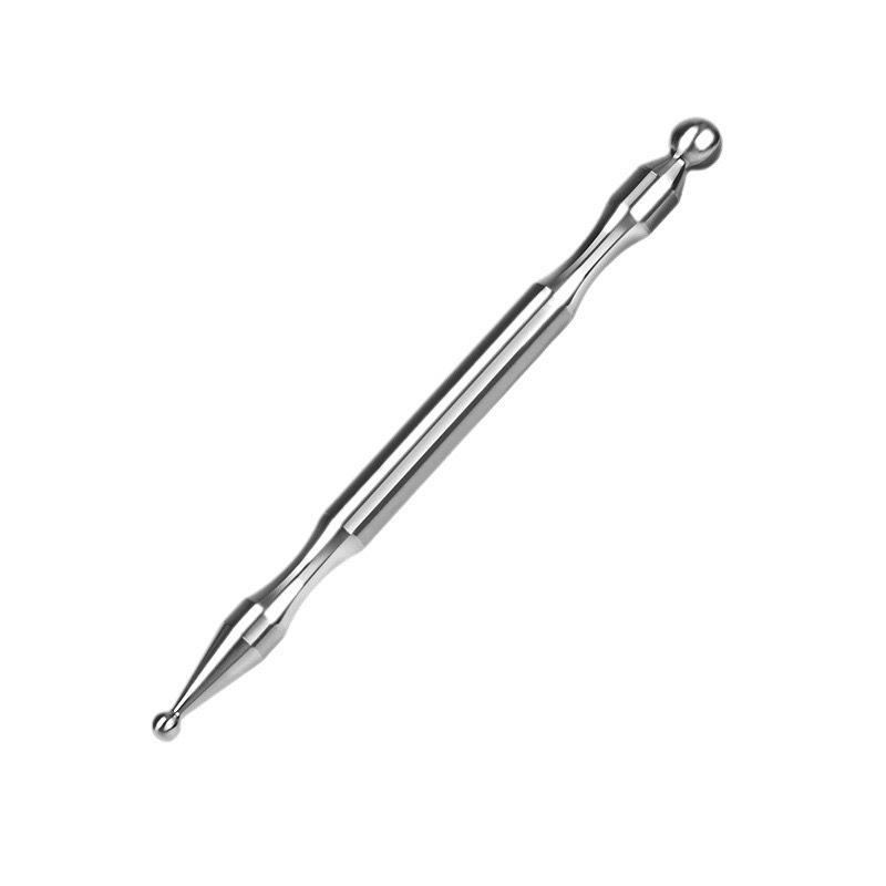 

Facial Eye Massage Stick Acupuncture Pen Stainless Steel Magnetic Therapy Massage Trigger Point Massage Pen Facial Reflexology T срібний