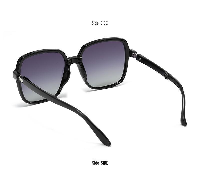 TRP20330 Banana 5th Gen Foldable Polarized Large Frame Blush Sunglasses with UV Protection