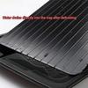 Black Fast Defrosting Tray Aluminum Meat Thaw Frozen Board Thawing Plate  Restaurants