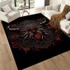 Viking Warrior Artwork Floor Mats for Living Room, Bedroom and Room Decoration Are Suitable for Gifts.