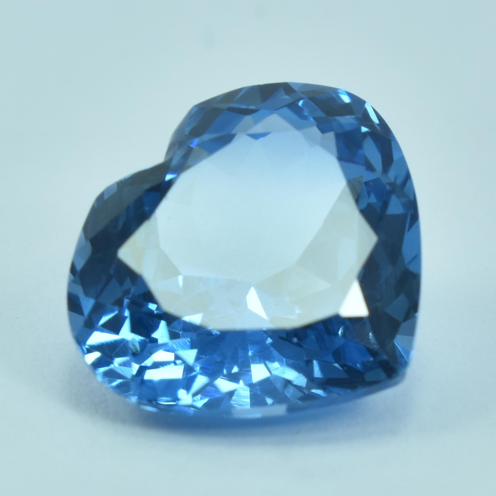 

CERTIFIED Natural 10.30 Carat Heart Cut Sapphire Bracelets Blue Loose Gemstone SU-408-S 12.8 mm approx синій