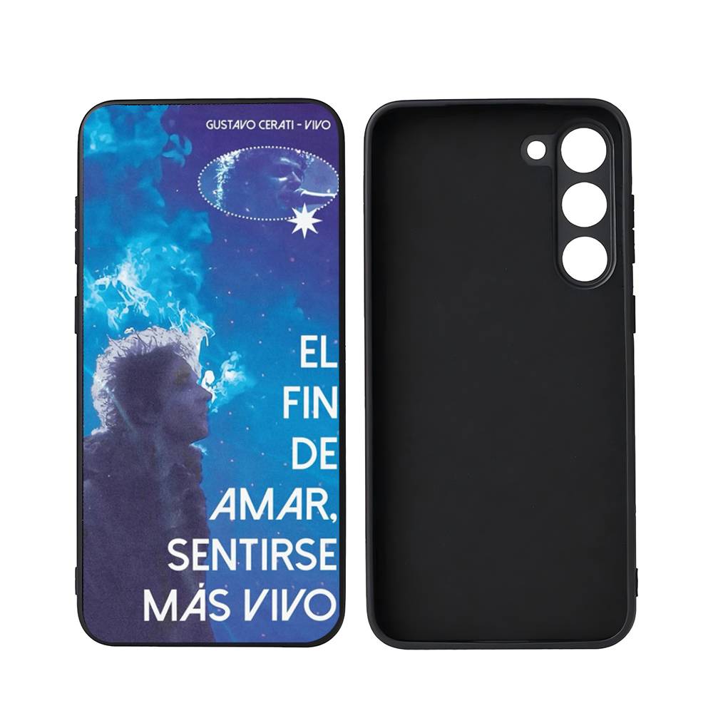 G-Gustavo-C O-Cerati For Samsung Galaxy S25 S24 S23 Ultra S22 S21 Plus S20 Black Soft Silicone Protective Case