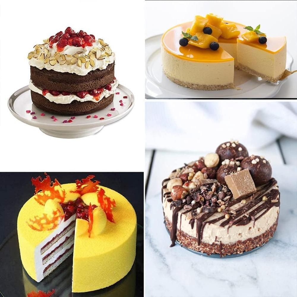 6/8/10 Inch Silicone Cake Mold Tray Round for Baking, Baking Mold Kitchen Silicone Non-stick Baking Tray Pastry Baking Tools