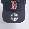 Used NEW ERA 9TWENTY Baseball Cap Boston Red Sox B Logo Fade MLB American Casual Street Hat Dark Navy USED Vintage Old Clothes Men's