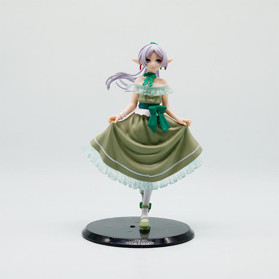 Frieren:Beyond Journey's End Figure Sousou No Frieren Full Dress Action Elf Figures PVC Anime Ornament Model Collection Toy