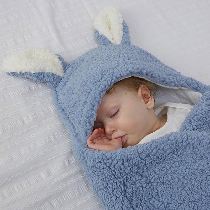 Cosy Infant Swaddles Wrap Towel 0-12 Months Comfortable Baby Sleeping Blanket Nursery Must Have for Boys and Girls