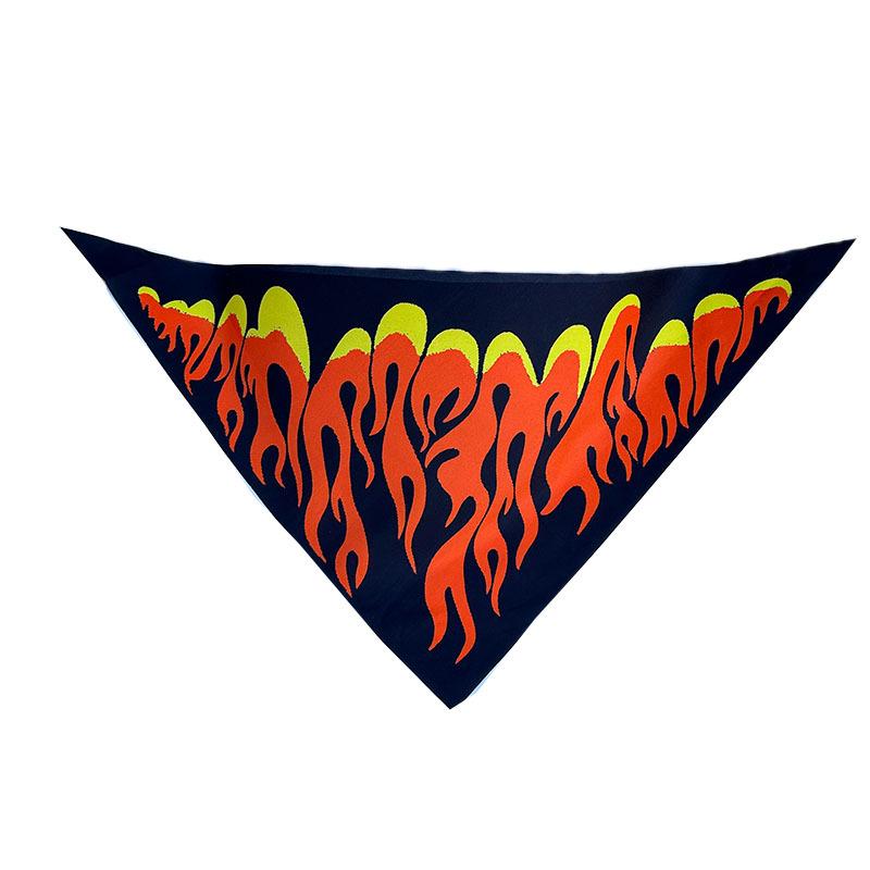 

New flame pet triangle towel decoration dog cat scarf neck scarf pet saliva towel supplies
