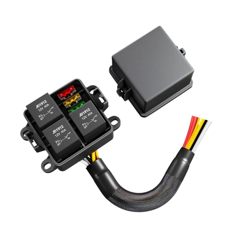 

40A 3 Route Protected Control Breaker Unit Pre Linked For Car Truck Boat 12V Applications 1