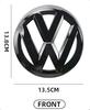 2026 Hot Valve Stems Caps For VW VOLKSWAGEN New Chrome Silver Or Black Car Front Radiator Grille Emblem For Volkswagen VW Golf 7 MK7 2014