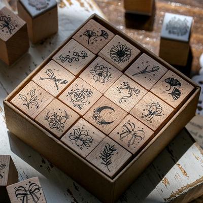 Mr. Paper Green Field Series Wooden Seal Notebook