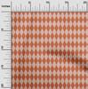 oneOone Cotton Flex Red Fabric Argyle Check Sewing Fabric By The Yard Printed Diy Clothing Sewing Supplies 40 Inch