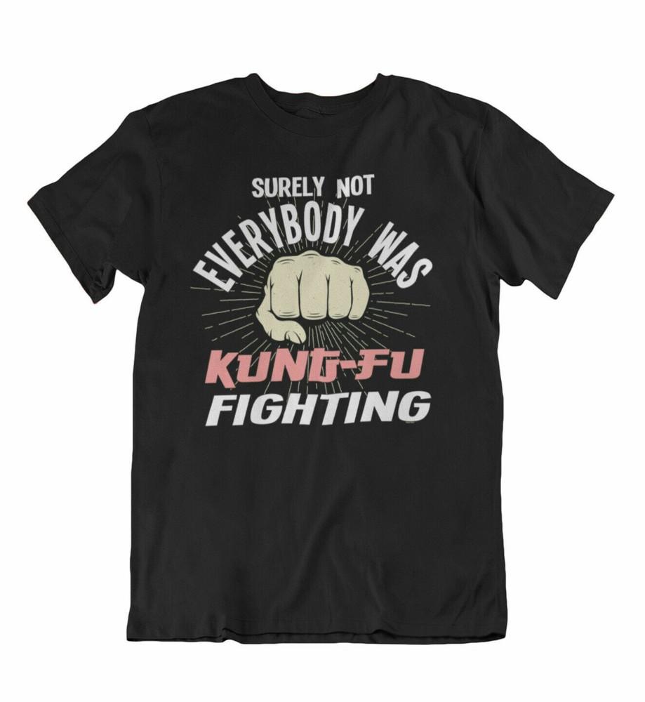 

Женская футболка Surely Not Everybody Was KUNG FU Fighting - Смешная музыка 4XL