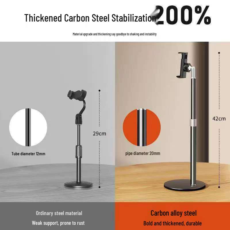 Adjustable Tablet & Phone Stand for Streaming and Photography