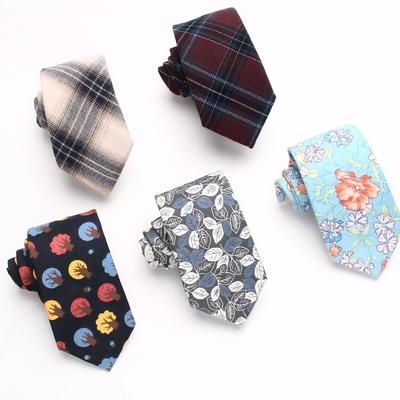 Jacquard Baumwoll Krawatte 7cm Krawatte Herren Business Anzug, Arbeit Lässig Krawatte