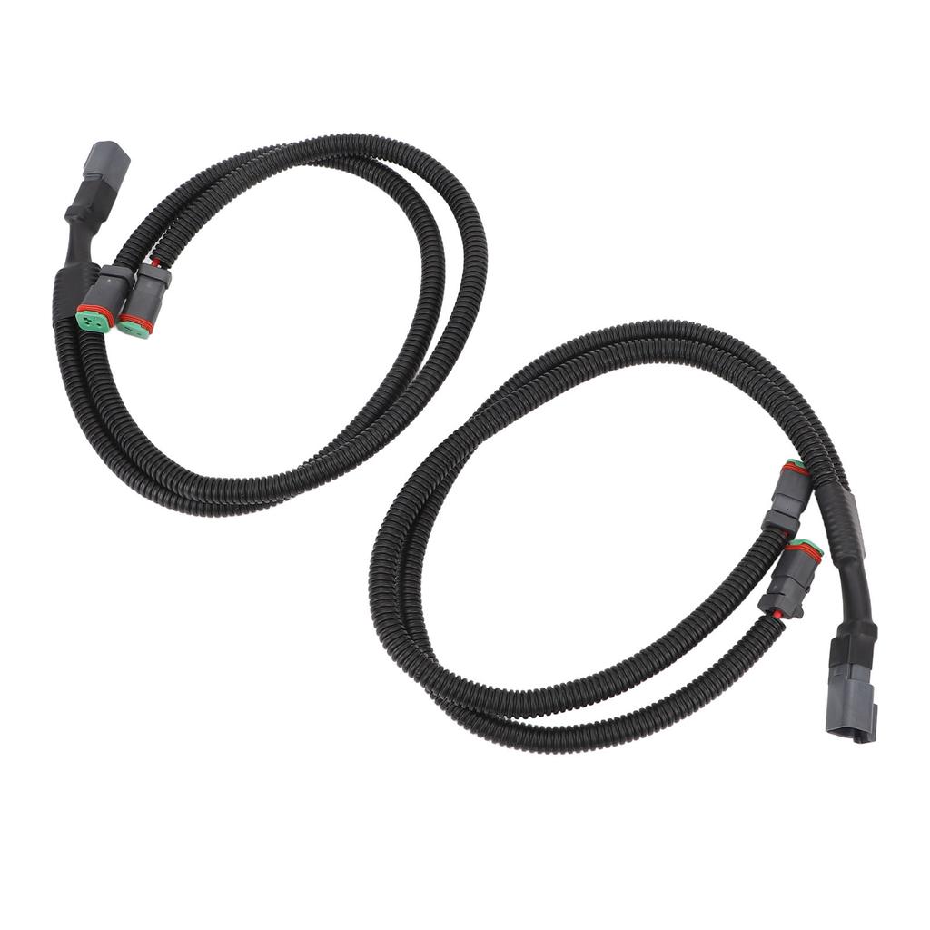 2Pcs DT Wiring Harness Adapter Plug and Play High Power Wiring Harness Adapter Connector for LED