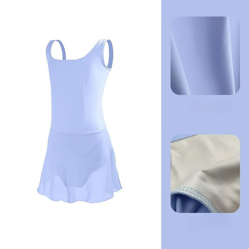 Dětské taneční oblečení na ramínka, Dívčí baletní sukně, Dětské taneční oblečení, Oblečení na fyzickou gymnastiku, Léto