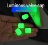 Luminous Valve Caps for Cars, Motorcycles, and Electric Vehicles