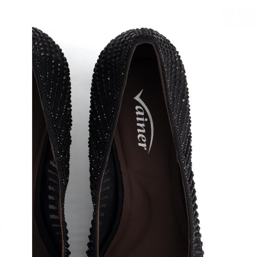 Vainer Women Mesh Dress Shoes Black Samm033ak